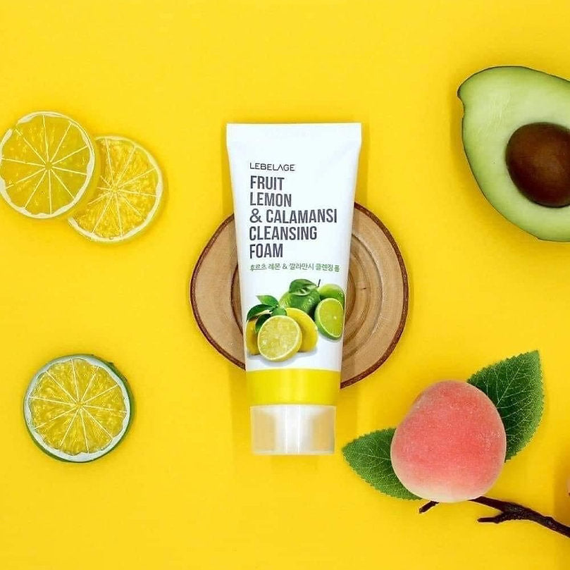 Lebelage Lemon&Calamansi Fruit Cleansing Foam skincare coreano colombia ikigai harumiProductos Coreanos Bogota Medellin Cali Skincare Maquillaje Belleza Ventas por Mayor
