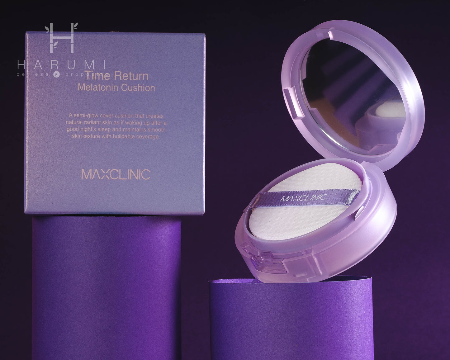 Maxclinic Time Return Melatonin Cushion #23 Skincare maquillaje productos de belleza coreanos en Colombia kbeauty