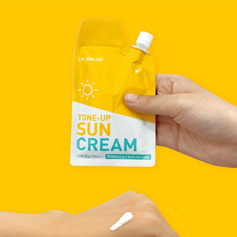 Skinmiso Tone-Up Sun Cream skincare coreano colombia ikigai harumiProductos Coreanos Bogota Medellin Cali Skincare Maquillaje Belleza Ventas por Mayor