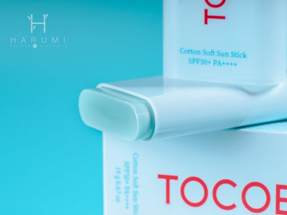 Tocobo Cotton Soft Sun Stick SPF50PLUS PA4PLUS Skincare maquillaje productos de belleza coreanos en Colombia kbeauty
